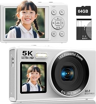 Amazon.co.jp: デジカメ5K動画8000万画素 30FPS デジタルカメラ WIFI